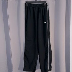 Nike Dri-Fit Pants in Black with White Piping Size Mens Small